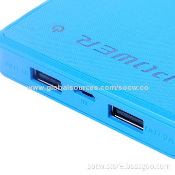 Power Banks for Phones and iPad, 15,600mAh, Touch Switch and Lithium Polymer Battery CellNew